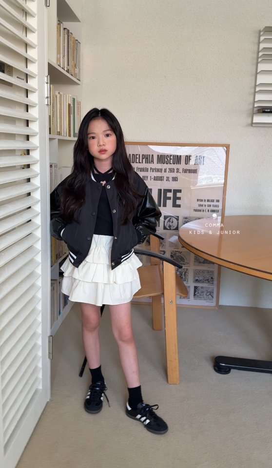 Comma - Korean Children Fashion - #littlefashionista - Punched String Tee - 7