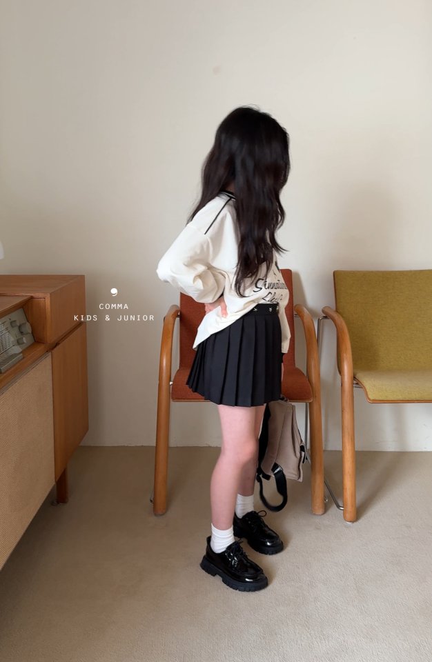 Comma - Korean Children Fashion - #Kfashion4kids - Studded Pleated Skirt - 4