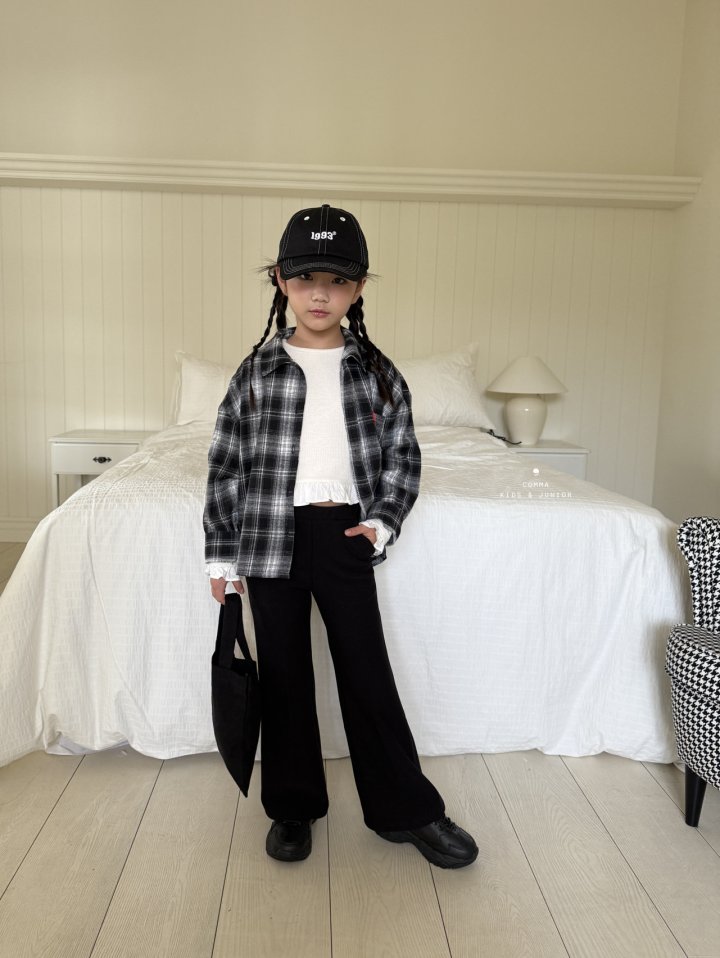 Comma - Korean Children Fashion - #magicofchildhood - Wide Bootcut Pants - 5