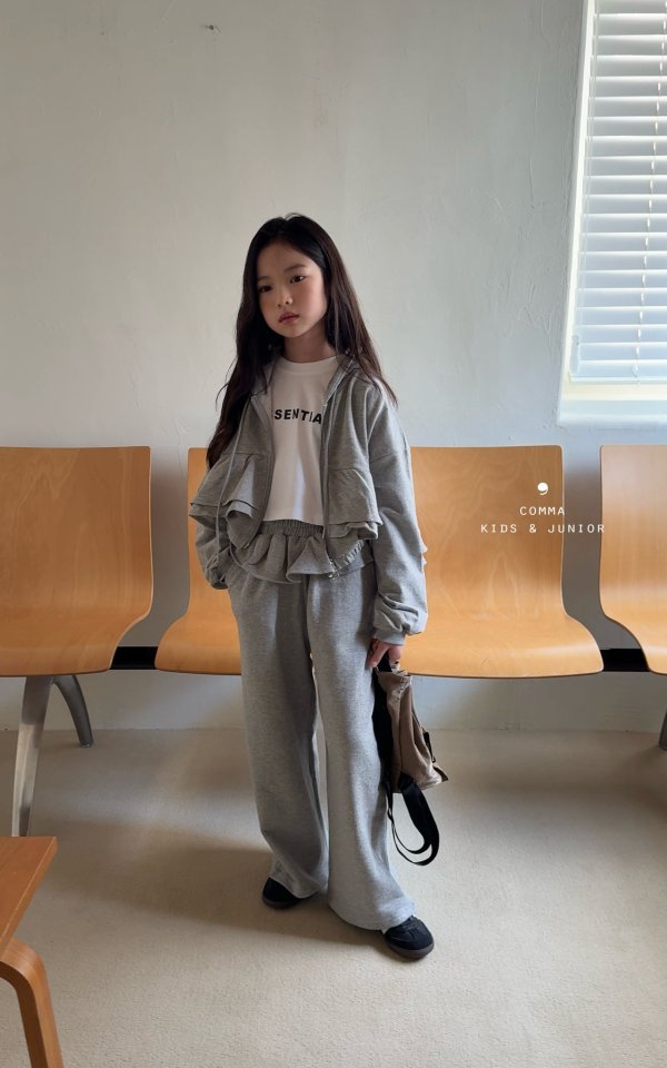 Comma - Korean Children Fashion - #magicofchildhood - Frill Zip-up - 3