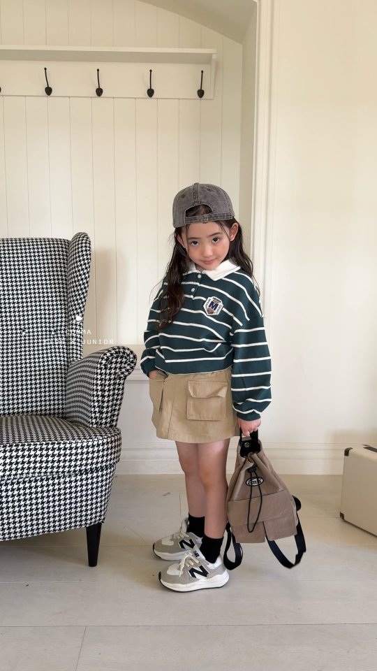 Comma - Korean Children Fashion - #magicofchildhood - Collar Sweatshirt