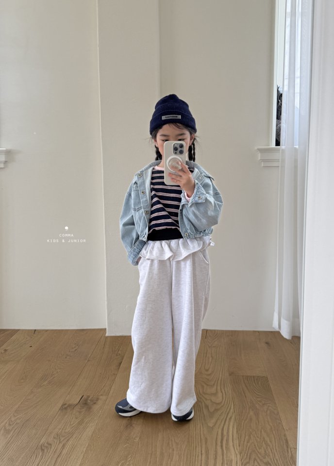 Comma - Korean Children Fashion - #magicofchildhood - Short Crop Sweatshirt - 12