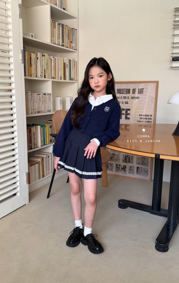 Comma - Korean Children Fashion - #magicofchildhood - Lace Pleated Skirt - 5