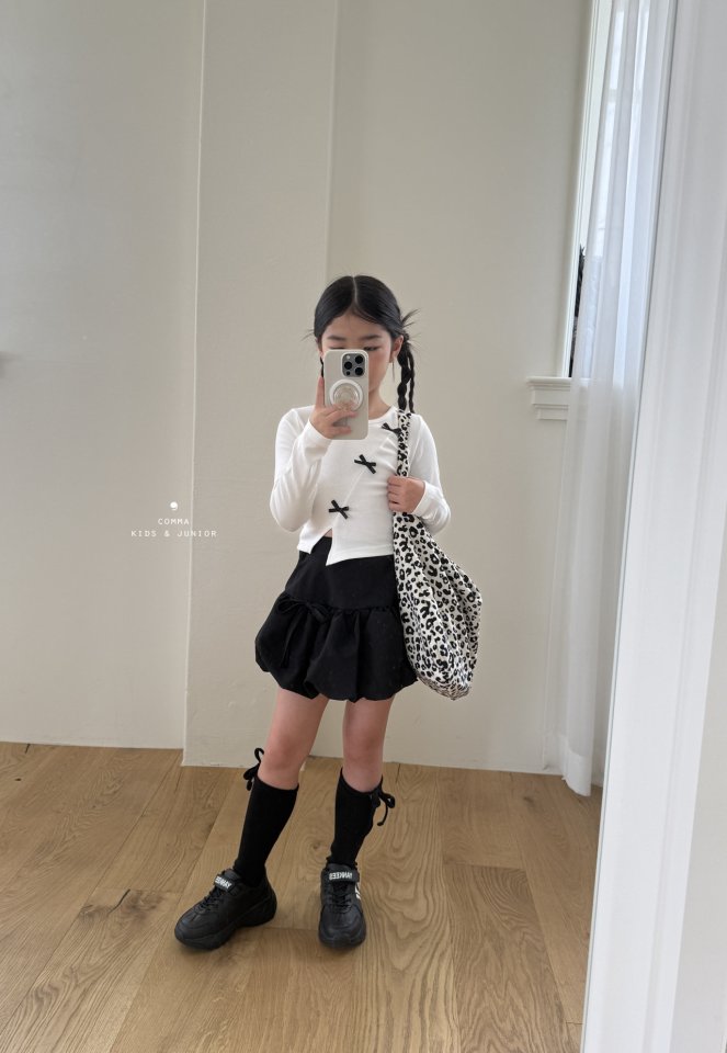 Comma - Korean Children Fashion - #magicofchildhood - Ribbed Slit Socks - 12