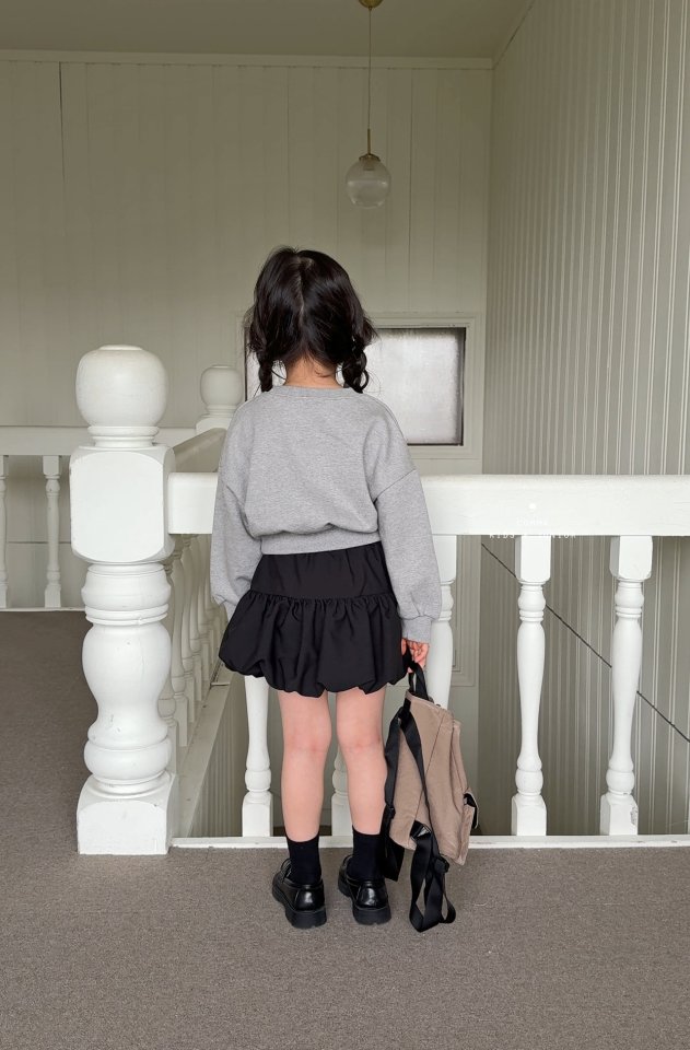 Comma - Korean Children Fashion - #minifashionista - Pearl Ribbon Sweatshirt - 11