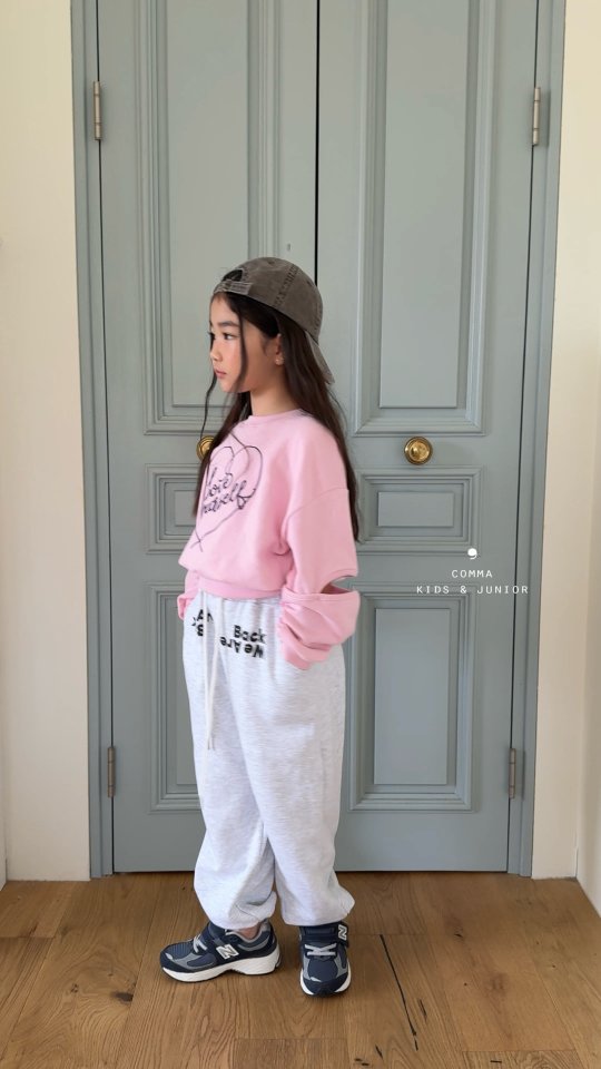 Comma - Korean Children Fashion - #minifashionista - Slit Sweatshirt - 10