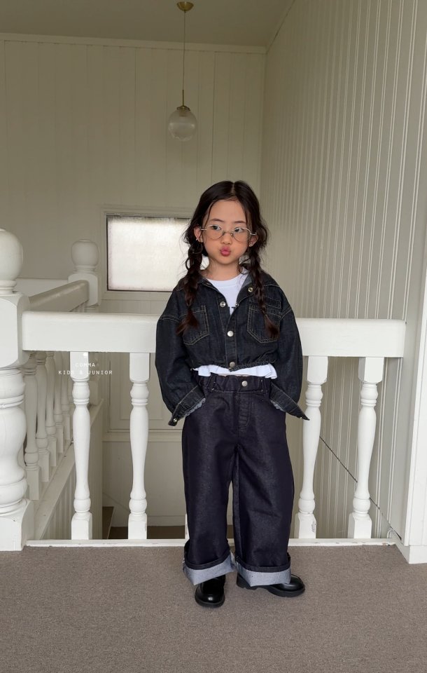 Comma - Korean Children Fashion - #minifashionista - Wide Jeans - 11