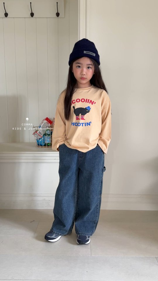 Comma - Korean Children Fashion - #minifashionista - Boots Cat Tee - 10