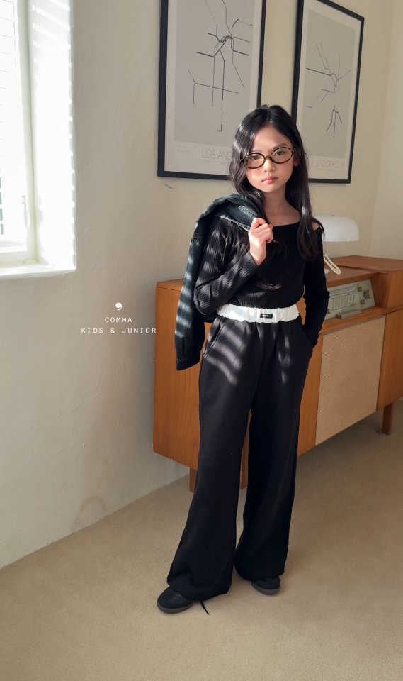 Comma - Korean Children Fashion - #magicofchildhood - Shoulder Cut-Out Tee - 4