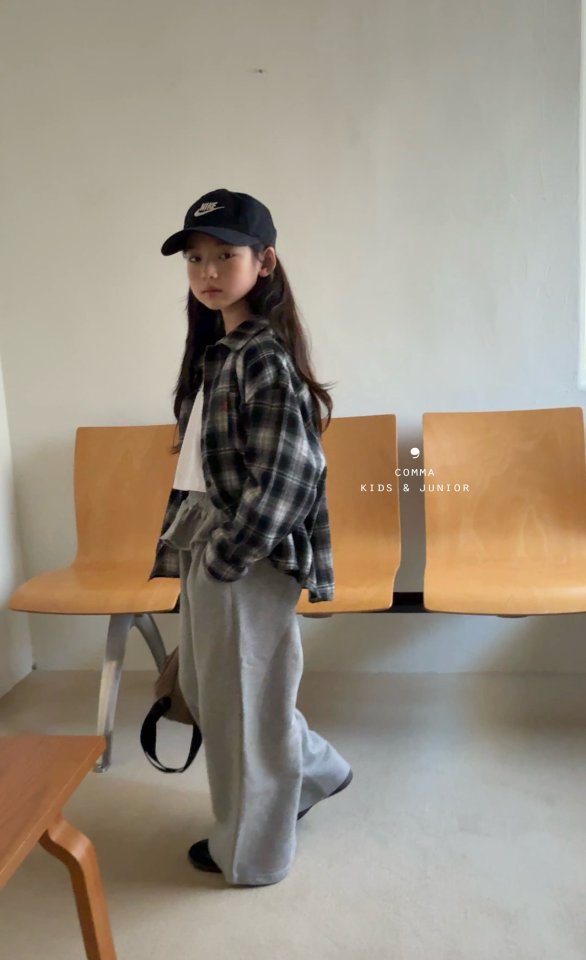 Comma - Korean Children Fashion - #prettylittlegirls - Check Shirt - 9