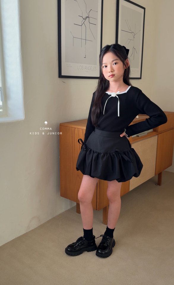 Comma - Korean Children Fashion - #minifashionista - Pumpkin Balloon Skirt (Pink Check) - 4