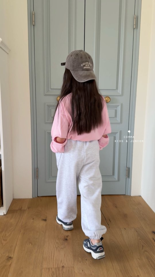 Comma - Korean Children Fashion - #prettylittlegirls - Slit Sweatshirt - 11