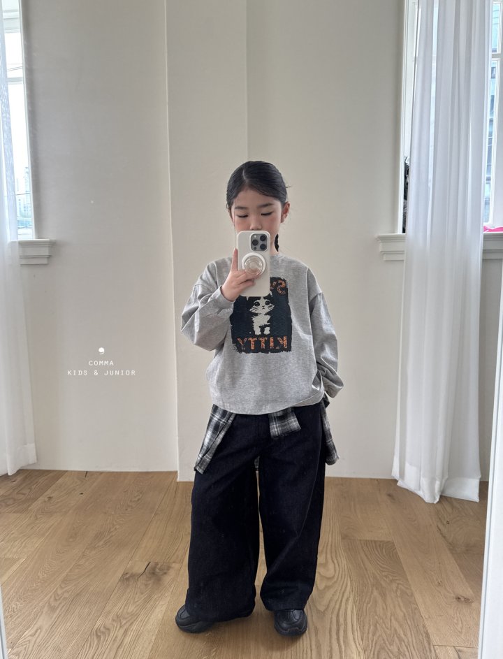 Comma - Korean Children Fashion - #prettylittlegirls - Wide Jeans - 12