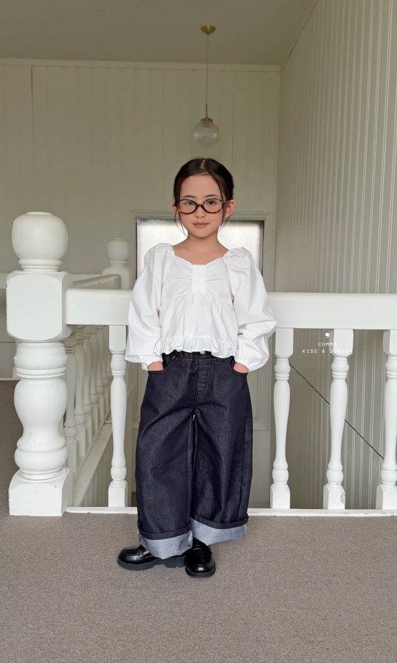 Comma - Korean Children Fashion - #prettylittlegirls - Big Ribbon Blouse - 6