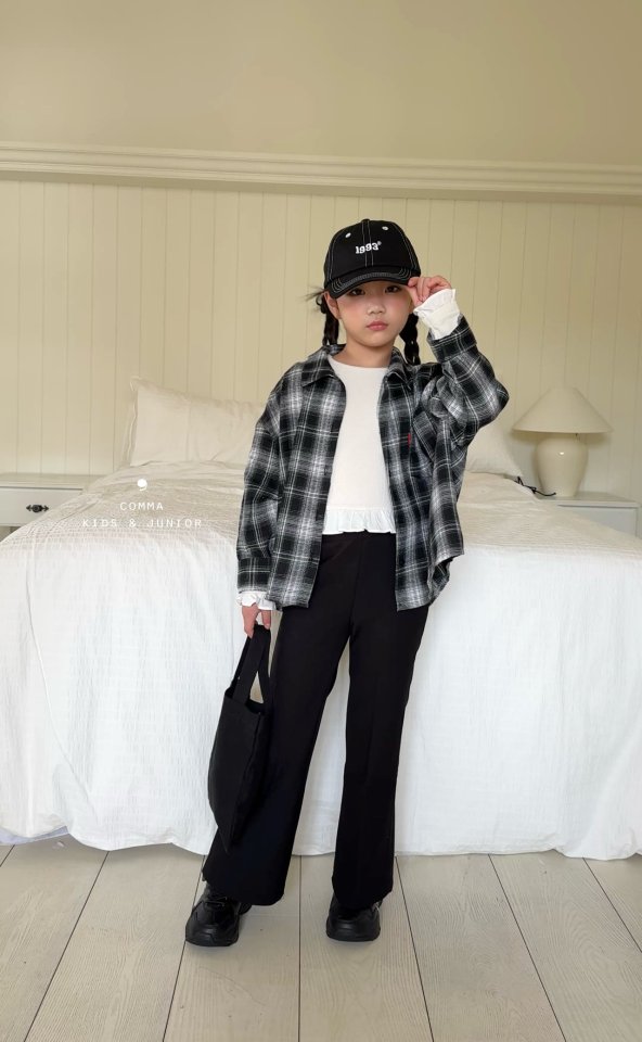 Comma - Korean Children Fashion - #stylishchildhood - Check Shirt - 12