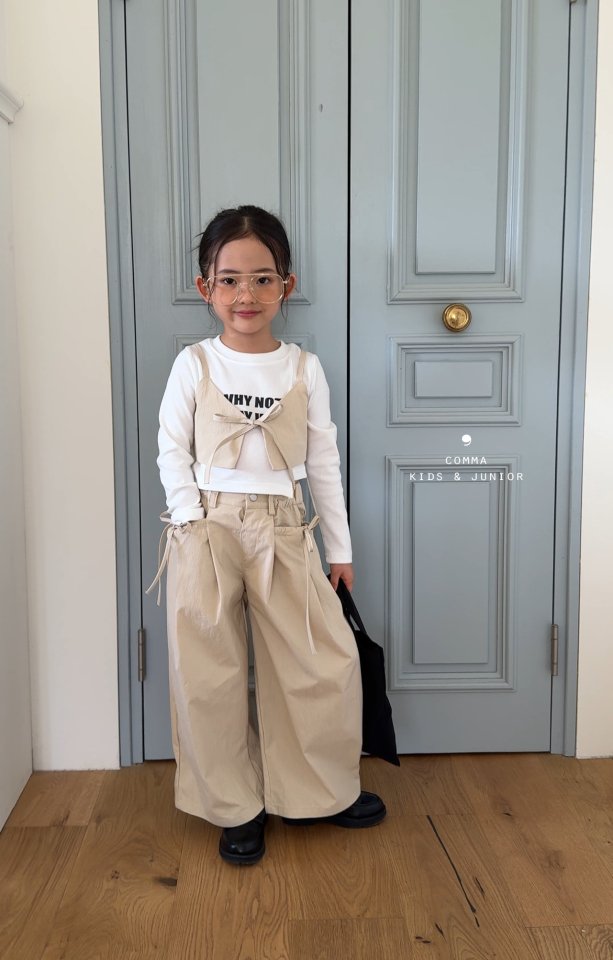 Comma - Korean Children Fashion - #todddlerfashion - Asymmetrical Print Tee - 8