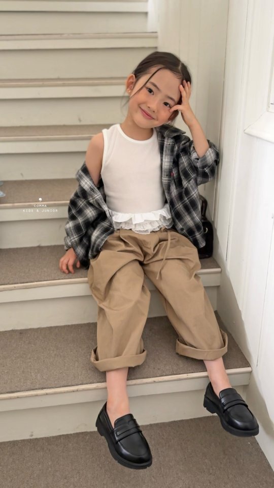 Comma - Korean Children Fashion - #toddlerclothing - Check Shirt - 11