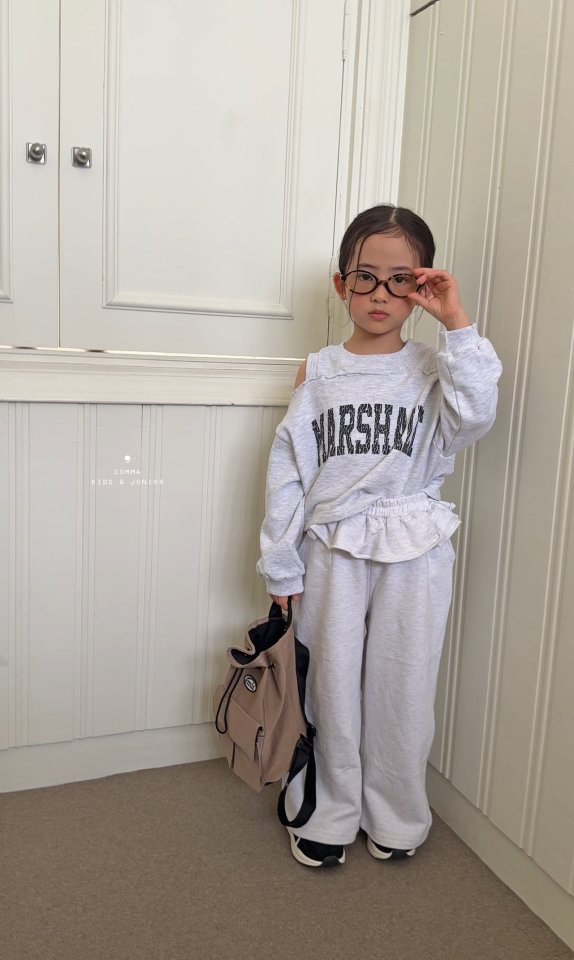 Comma - Korean Children Fashion - #toddlerclothing - Frill Wide Pants - 8
