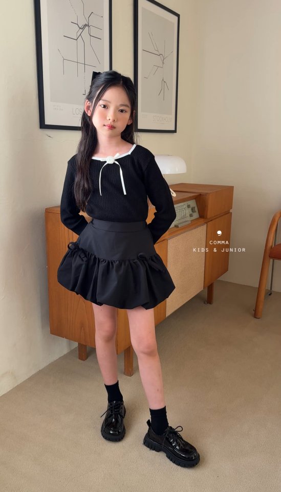Comma - Korean Children Fashion - #toddlerclothing - Pumpkin Balloon Skirt (Pink Check) - 6