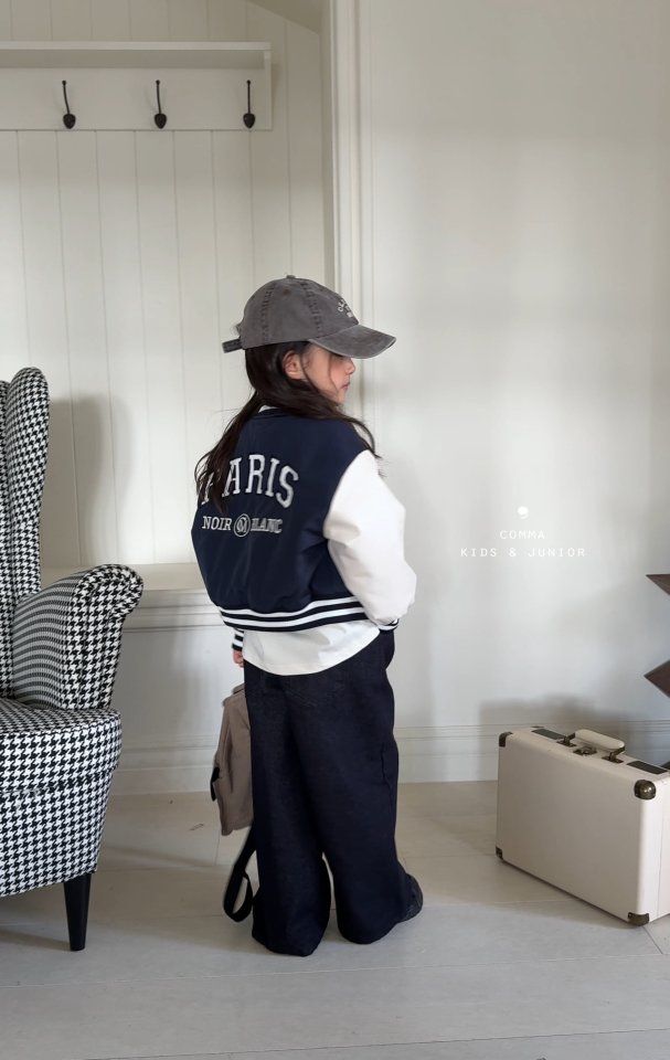 Comma - Korean Children Fashion - #toddlerclothing - Baseball Jumper - 2