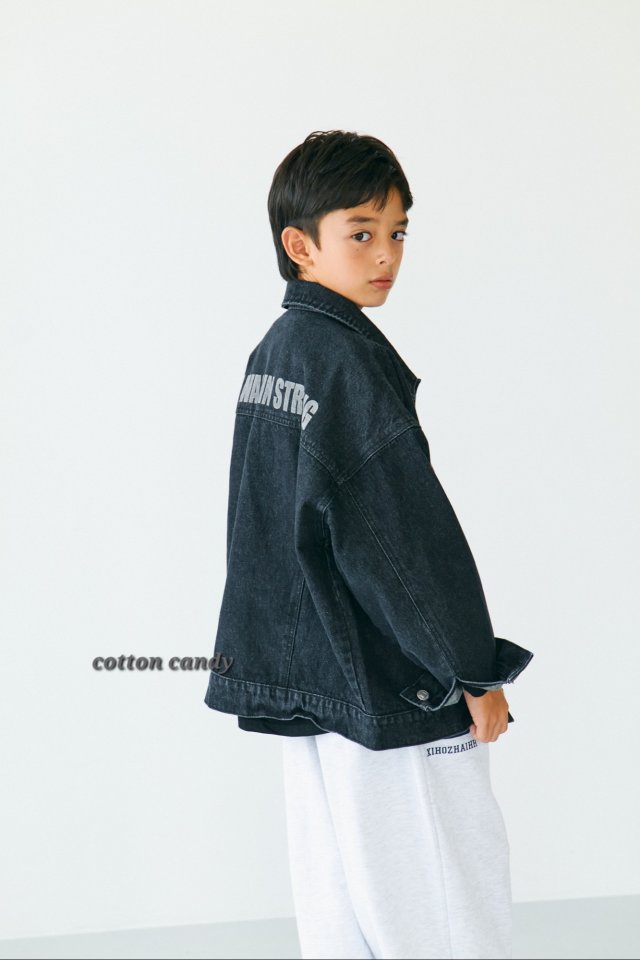 Cotton Candy - Korean Children Fashion - #childofig - Strong Denim Jacket - 4
