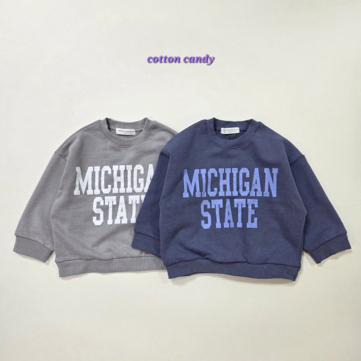 Cotton Candy - Korean Children Fashion - #designkidswear - Michigan Sweatshirt