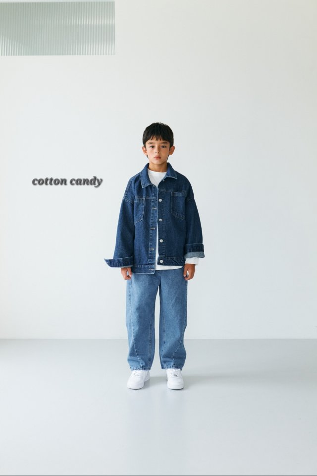 Cotton Candy - Korean Children Fashion - #kidsshorts - Strong Denim Jacket - 8