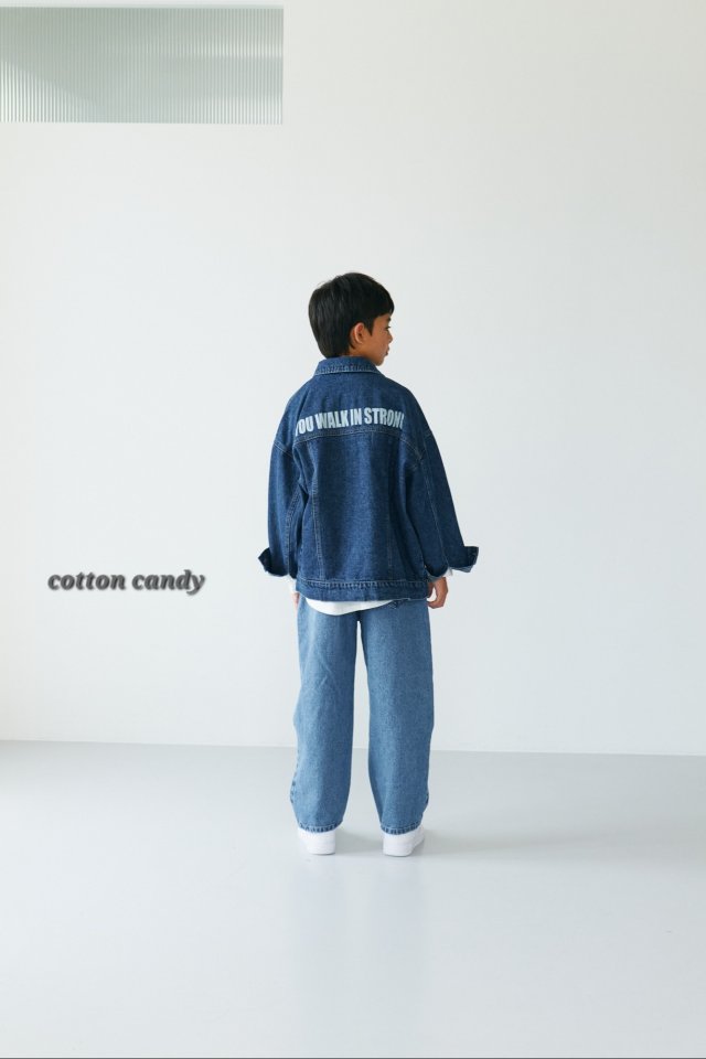 Cotton Candy - Korean Children Fashion - #kidsstore - Strong Denim Jacket - 9