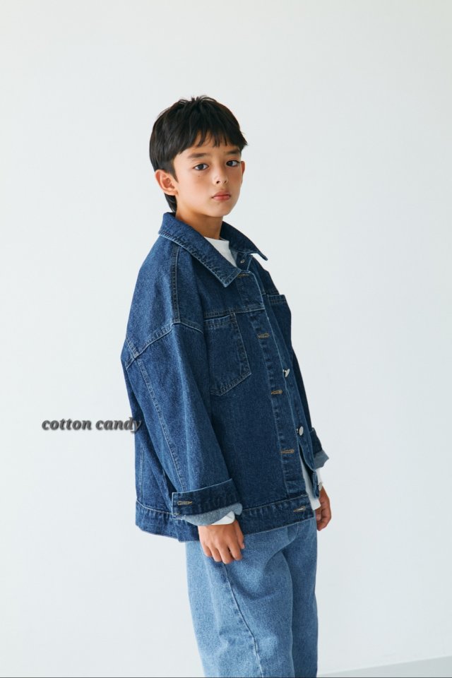 Cotton Candy - Korean Children Fashion - #kidzfashiontrend - Strong Denim Jacket - 10