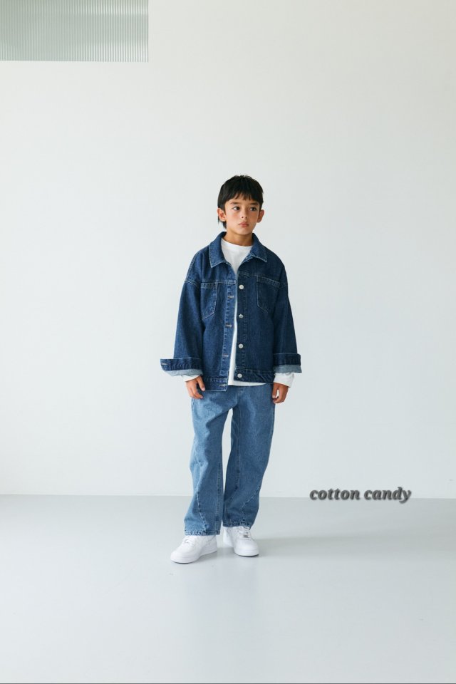 Cotton Candy - Korean Children Fashion - #littlefashionista - Strong Denim Jacket - 12