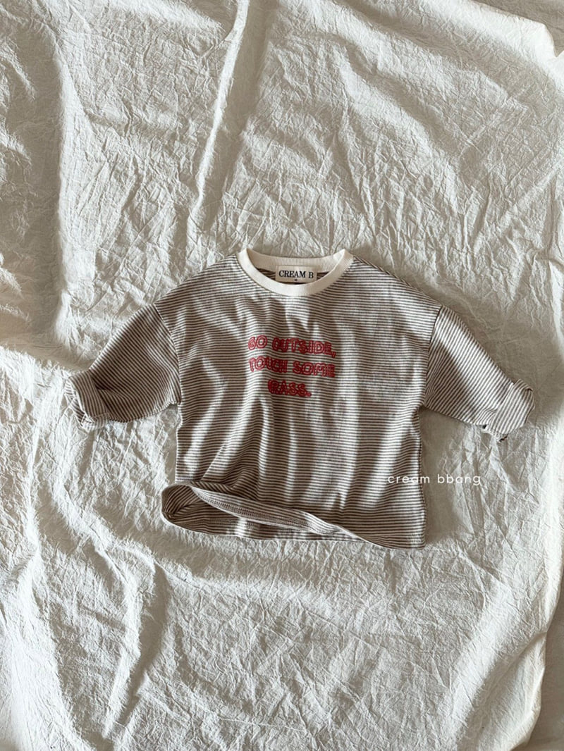 Cream Bbang - Korean Children Fashion - #Kfashion4kids - Printed Stripe Tee - 6