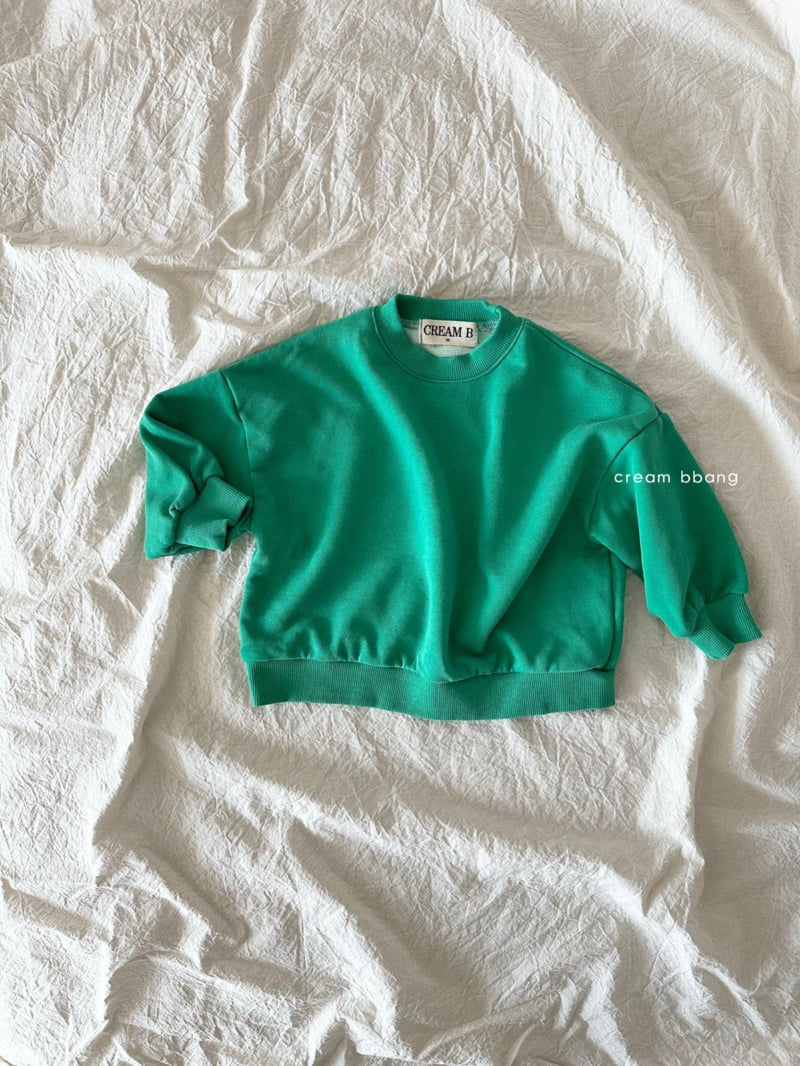 Cream Bbang - Korean Children Fashion - #childofig - Pigment Washed Sweatshirt - 5
