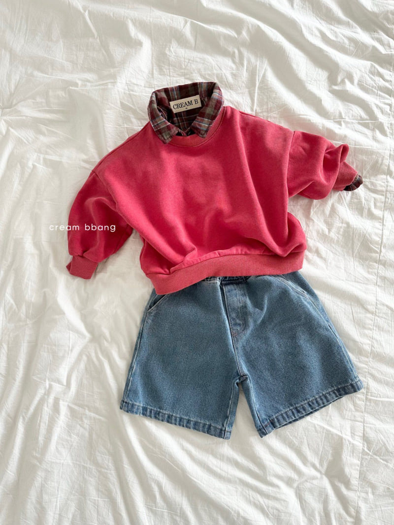 Cream Bbang - Korean Children Fashion - #childofig - Pigment Washed Sweatshirt - 6
