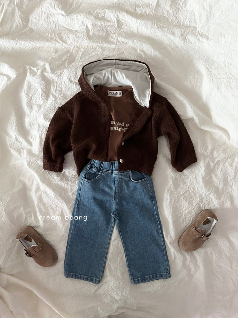 Cream Bbang - Korean Children Fashion - #childofig - Wonderful Basic Tee - 10