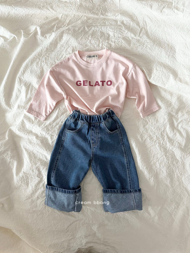 Cream Bbang - Korean Children Fashion - #childofig - Gelato Basic Tee - 6