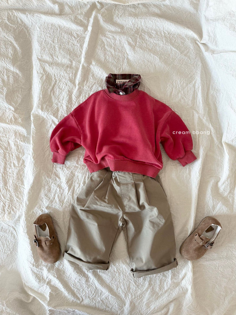 Cream Bbang - Korean Children Fashion - #childrensboutique - Wide Fit Two-Tuck Pants - 3