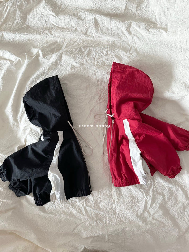 Cream Bbang - Korean Children Fashion - #childrensboutique - Colorblock Windbreaker