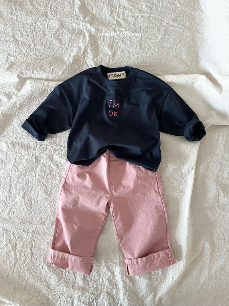 Cream Bbang - Korean Children Fashion - #childrensboutique - Slim Cotton Pants - 12