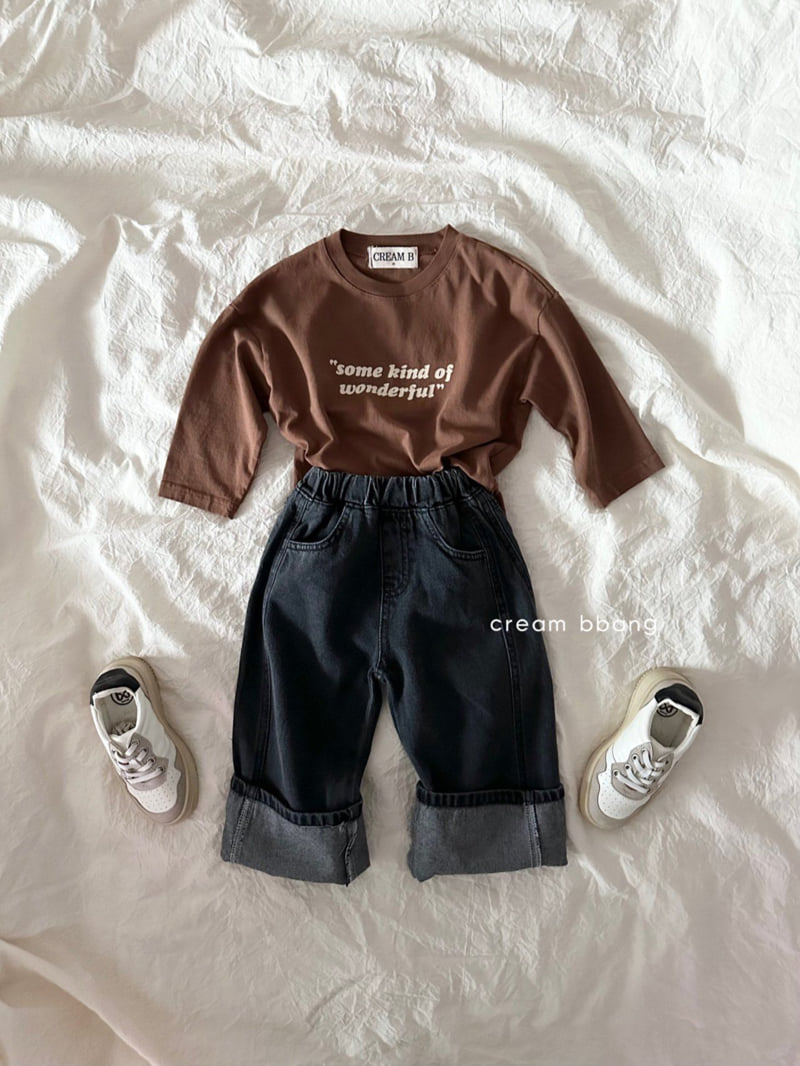 Cream Bbang - Korean Children Fashion - #childrensboutique - Wonderful Basic Tee - 11
