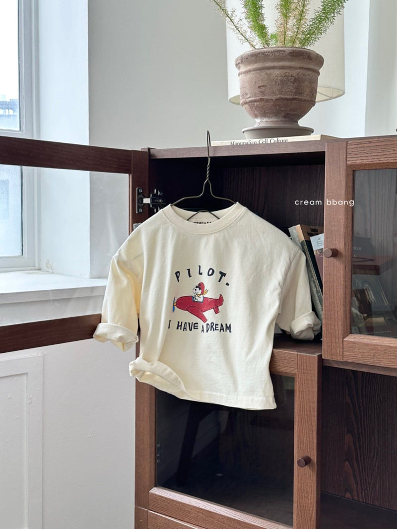 Cream Bbang - Korean Children Fashion - #childrensboutique - Pilot Basic Tee - 8