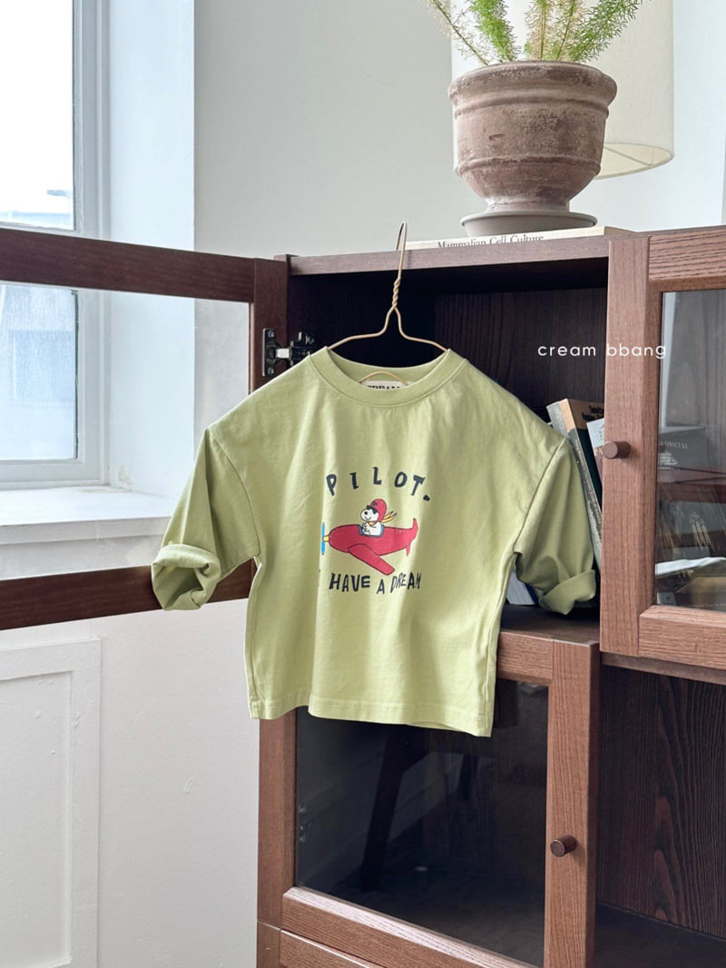 Cream Bbang - Korean Children Fashion - #designkidswear - Pilot Basic Tee - 9