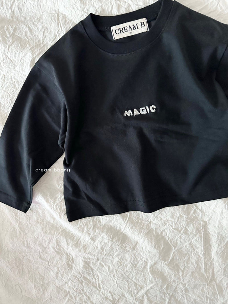 Cream Bbang - Korean Children Fashion - #designkidswear - Magic Embroidered Tee - 5