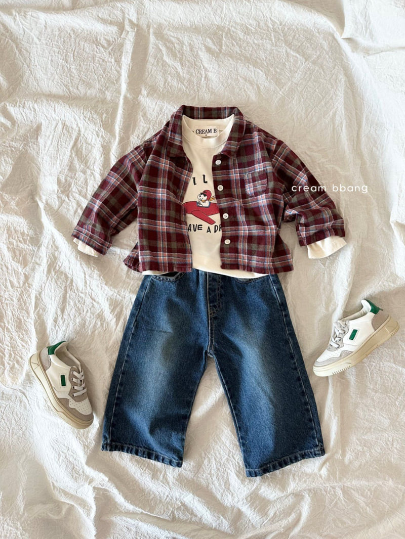 Cream Bbang - Korean Children Fashion - #designkidswear - Classic Check Shirt - 3