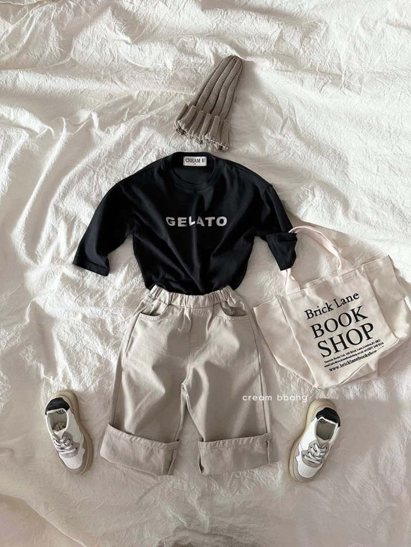 Cream Bbang - Korean Children Fashion - #discoveringself - Wide Cotton Pants - 11