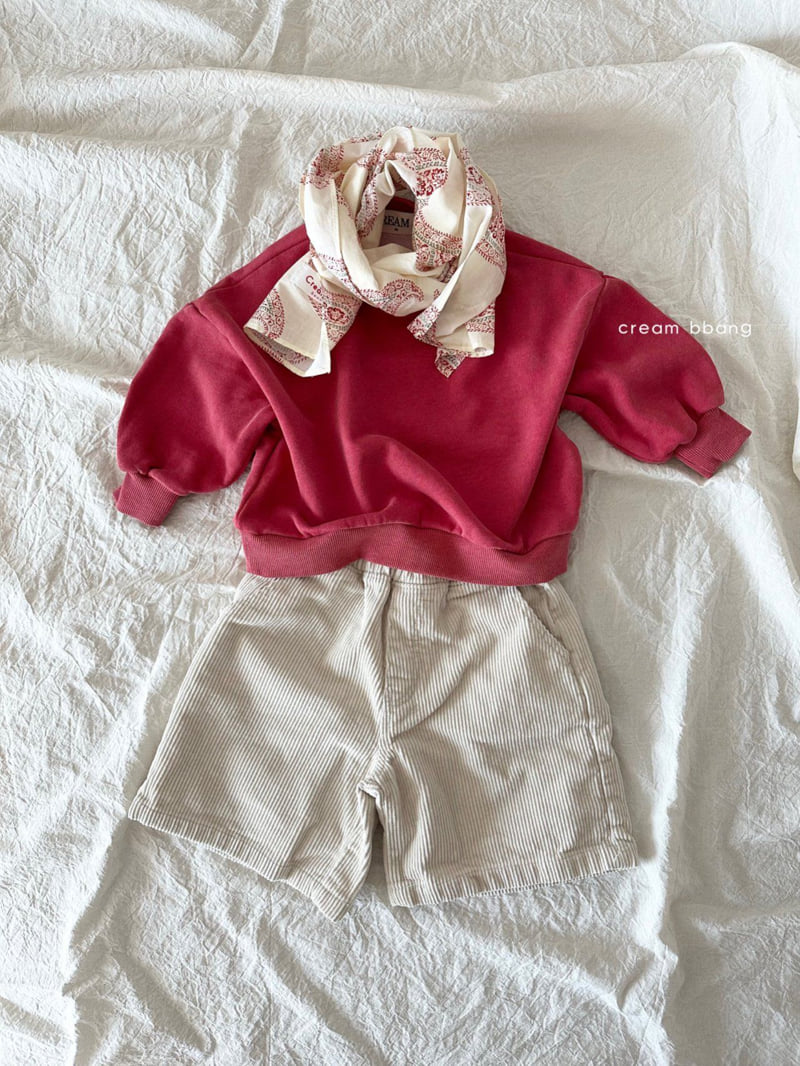 Cream Bbang - Korean Children Fashion - #fashionkids - Pigment Washed Sweatshirt - 10
