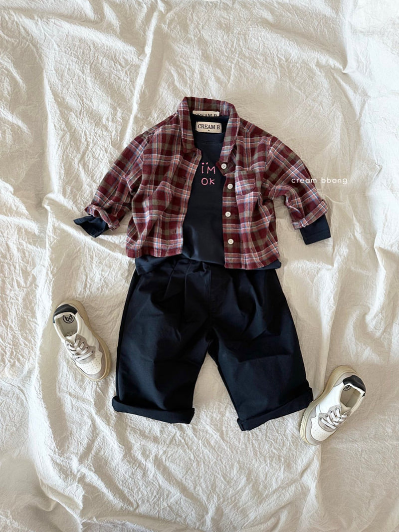 Cream Bbang - Korean Children Fashion - #fashionkids - Wide Fit Two-Tuck Pants - 6