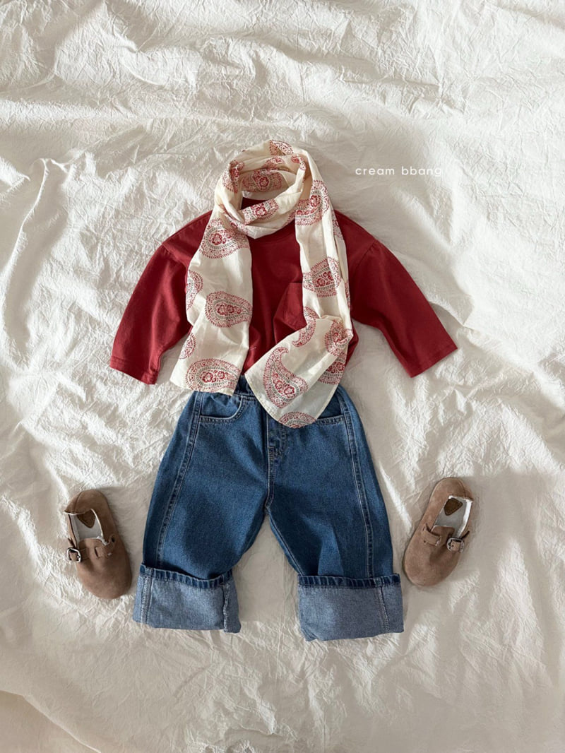 Cream Bbang - Korean Children Fashion - #fashionkids - Los Angeles Basic Tee - 9