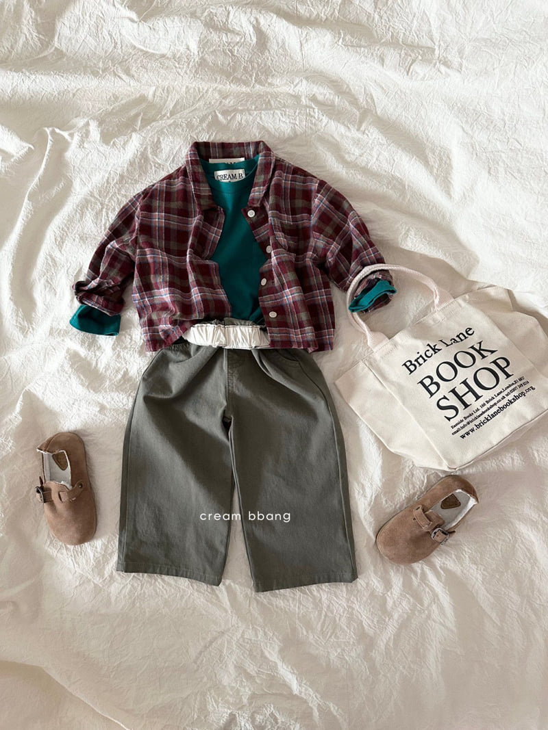 Cream Bbang - Korean Children Fashion - #fashionkids - Classic Check Shirt - 5