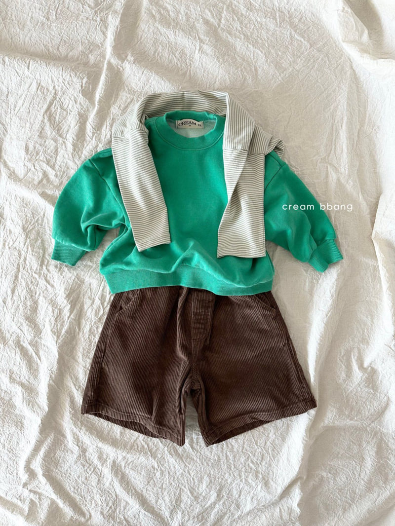 Cream Bbang - Korean Children Fashion - #kidsstore - Bermuda Corduroy Pants - 7