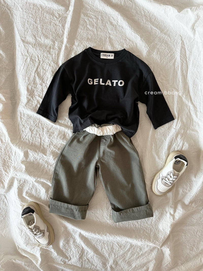 Cream Bbang - Korean Children Fashion - #kidsstore - Gelato Basic Tee - 12
